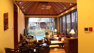 Villa with Private Pool | Living area