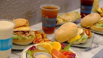 Daily to-go breakfast for a fee