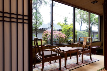 Double Bed Room with Toilet no Bath (12 Tatami Mats for 4 People), Non Smoking | Down comforters, in-room safe, desk, free WiFi