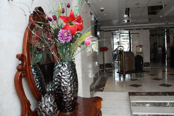 Interior entrance