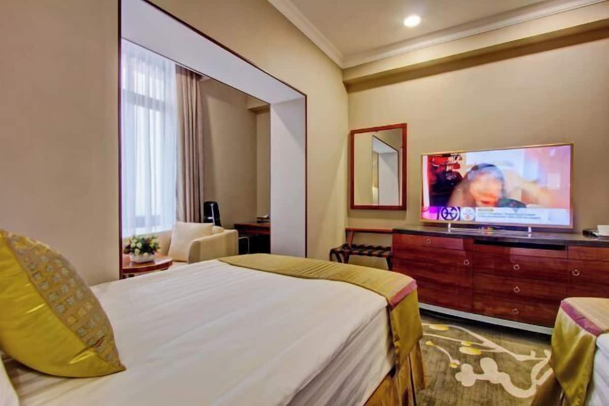 Biancheria da letto di alta qualità, minibar, una cassaforte in camera