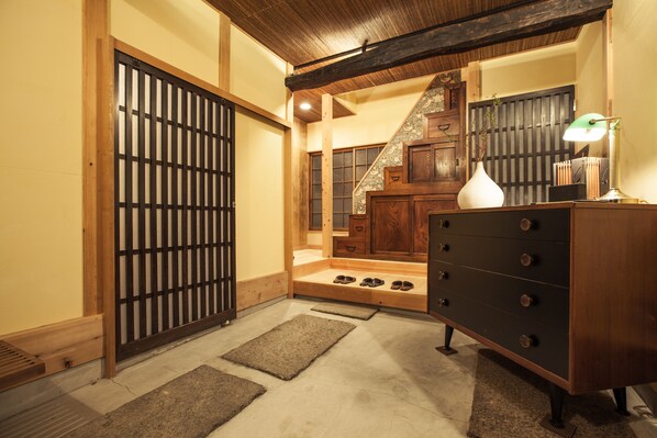 Interior entrance