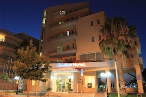 Front of property - evening/night