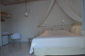 Classic Quadruple Room, 1 Bedroom | Minibar, in-room safe, desk, blackout curtains - Faros Resort Hotel (Syros)