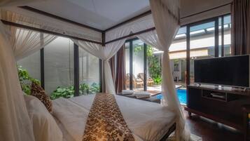 Suite Deluxe (Villa) | Caja fuerte, escritorio, tabla de planchar con plancha y wifi gratis