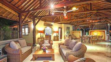 4 Bedrooms Villa with Private Pool | Living area | LED TV