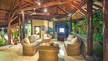 4 Bedrooms Villa with Private Pool | Living area | LED TV
