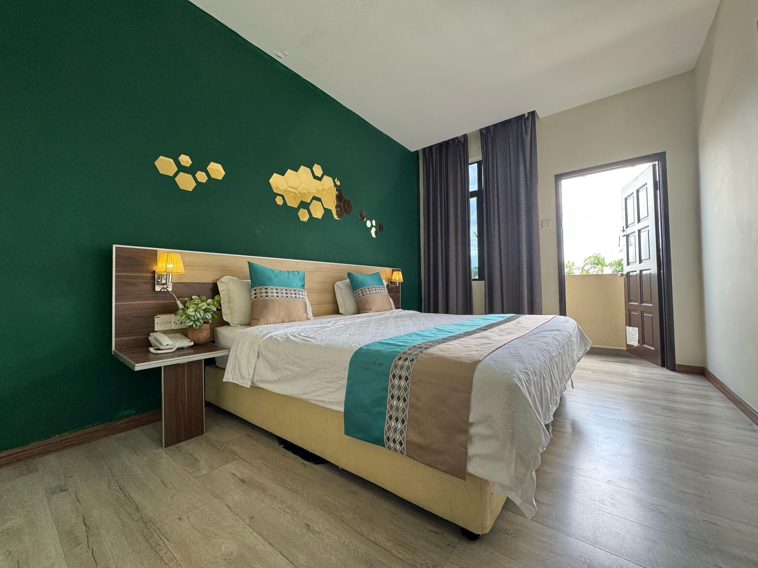 In-room safe, desk, iron/ironing board, rollaway beds