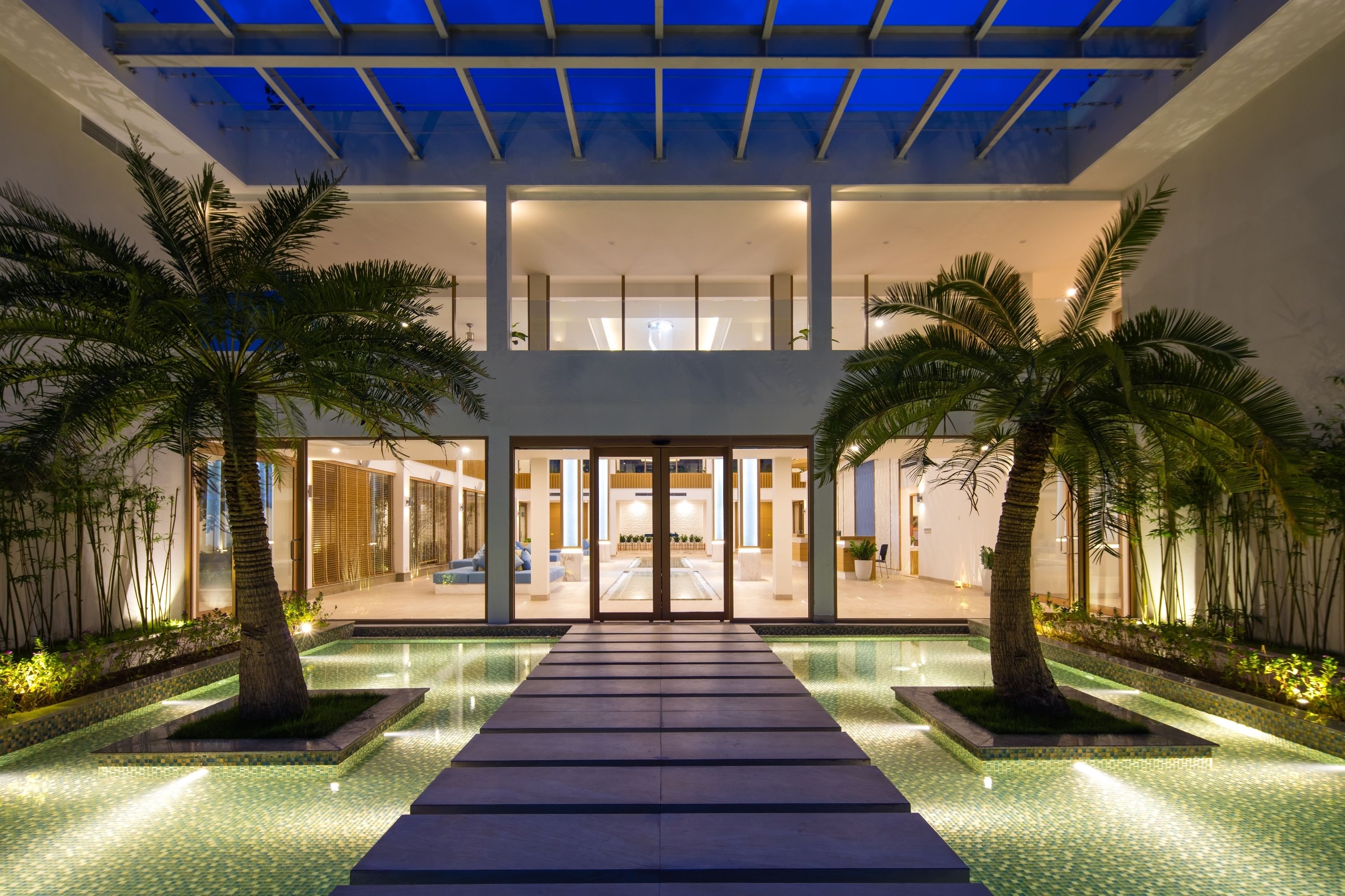 Entrée de l’hébergement