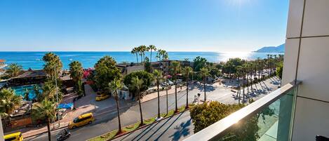 Deluxe Apartment, Balcony, Sea View | Balcony view