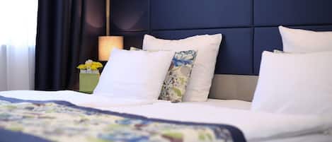 Luxe beddengoed, Select Comfort-bedden, een kluis op de kamer