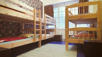 Single Bed in 6-Bed Mixed Dormitoryy | Desk, iron/ironing board, free WiFi, bed sheets