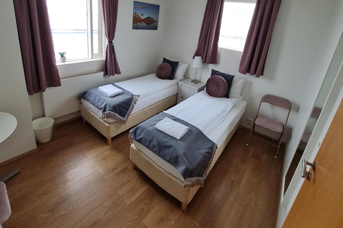 Double or Twin with Shared Bathroom-in the Main Building | Down duvets, desk, blackout curtains, free WiFi
