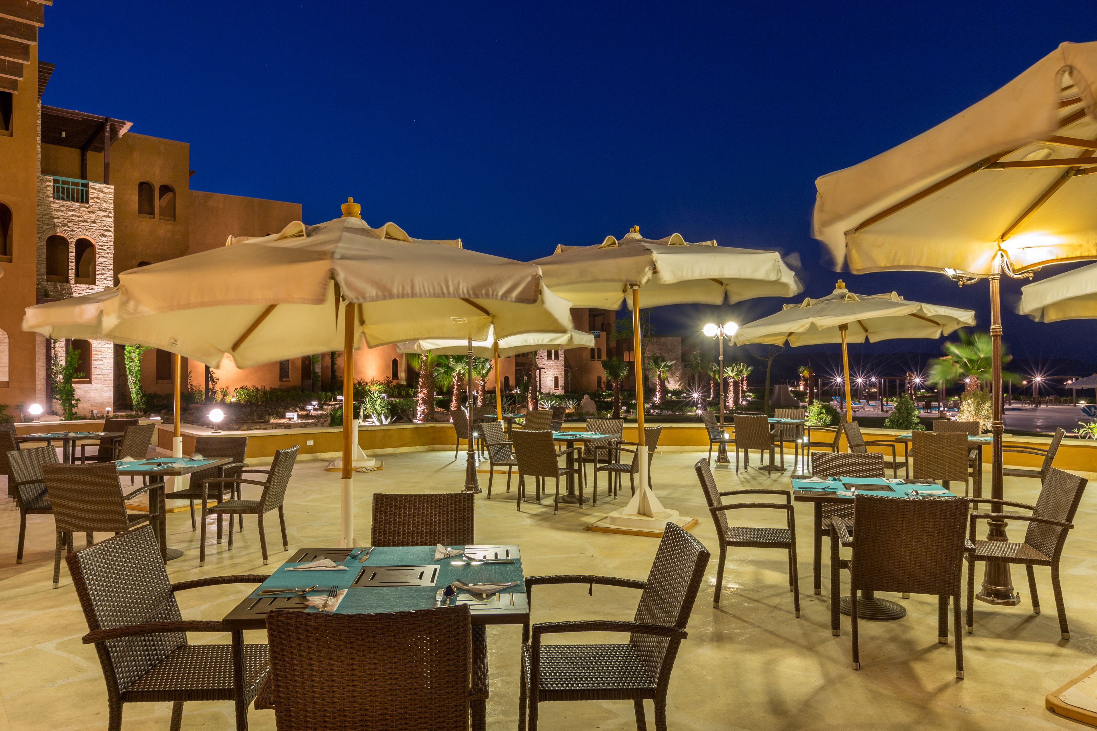 breakfast, lunch served; local and international cuisine, pool views