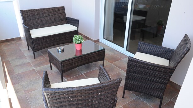 Apartment, 2 Bedrooms (Deluxe+) | Terrace/patio - Kiti Deluxe Apartments (Kiti)