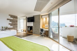 Junior Studio Suite, 1 King Bed, Jetted Tub, City View | View from room - Terra Biohotel (Medellín)