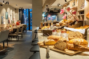 Daily buffet breakfast (EUR 22 per person)