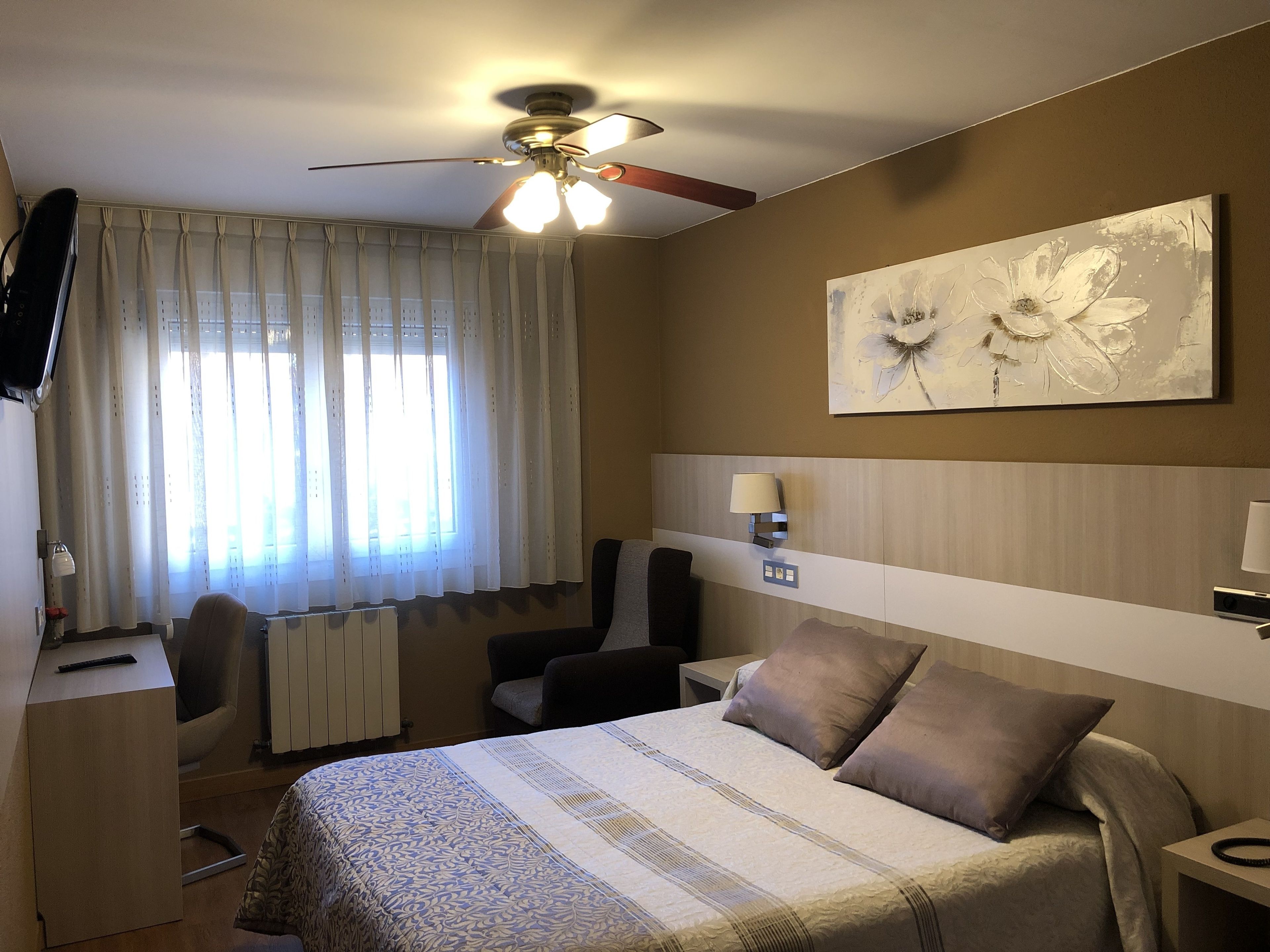 double or twin room | in-room safe, desk, laptop workspace, soundproofing