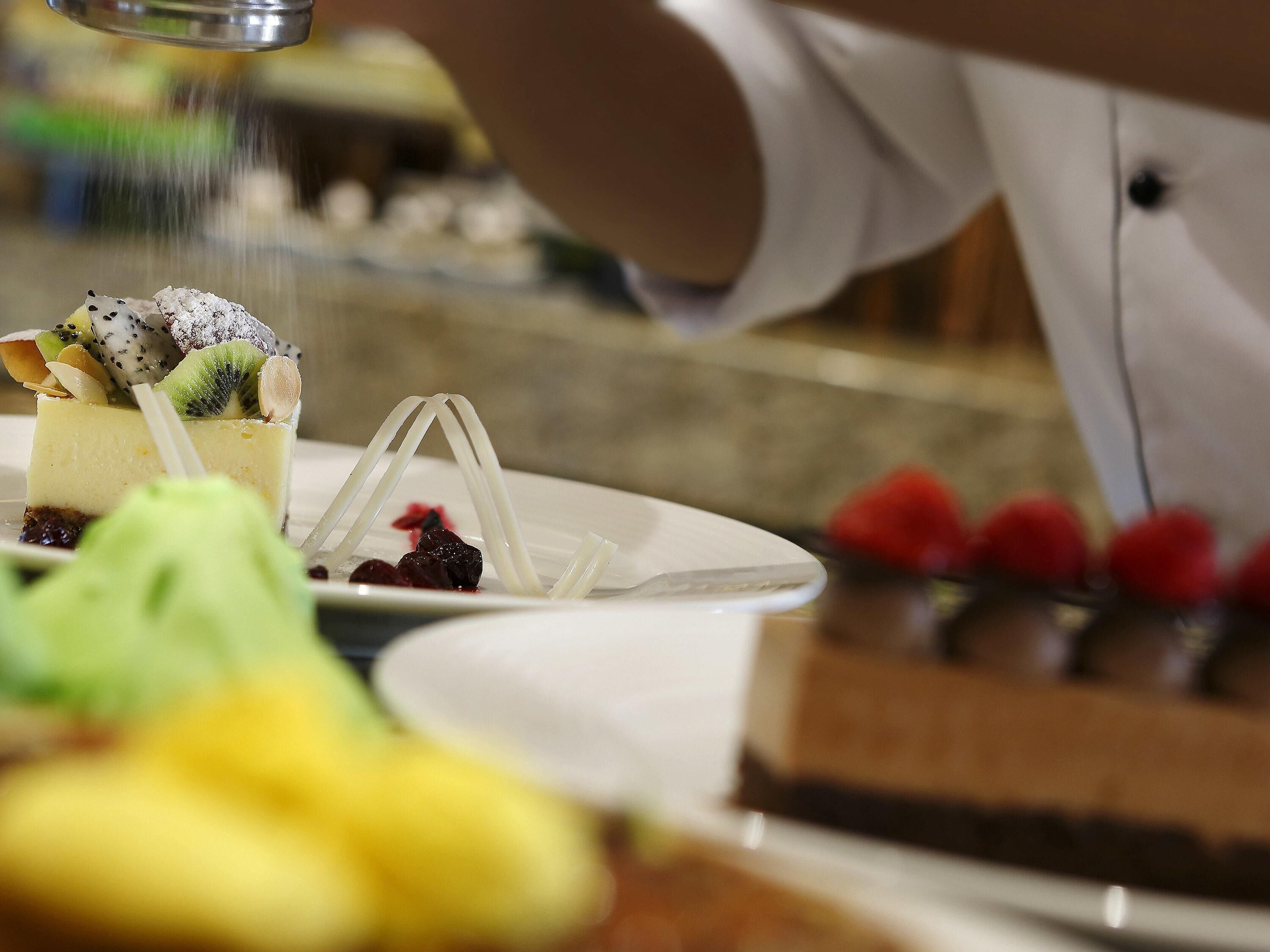 breakfast, lunch, dinner served; local and international cuisine