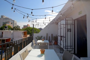 Rooftop terrace - La Palomilla Bed & Breakfast (Mexico City)