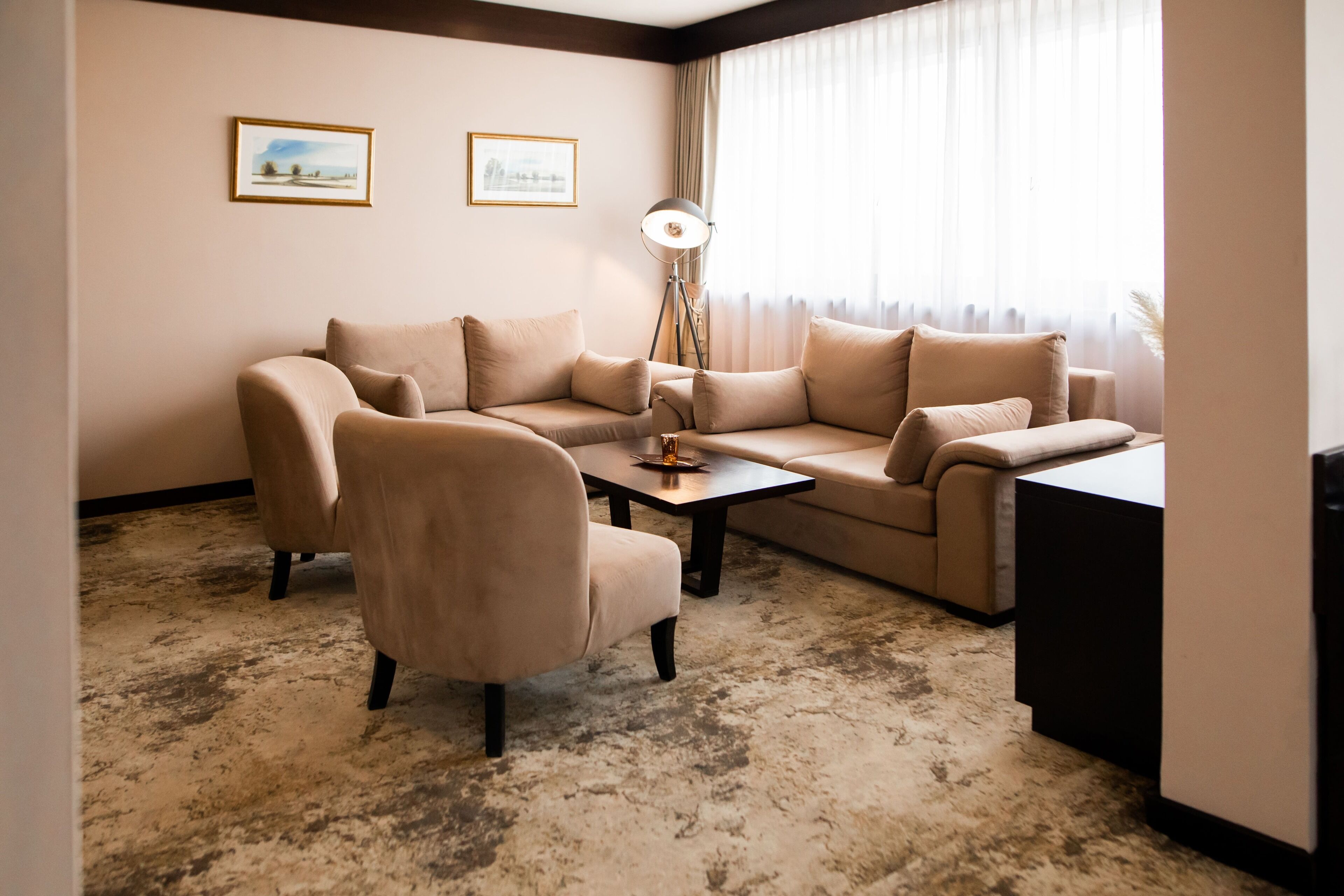 deluxe apartment, 1 bedroom, ensuite, corner | 2 bedrooms, premium bedding, minibar, in-room safe