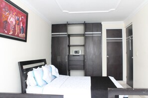Minibar, in-room safe, desk, free rollaway beds