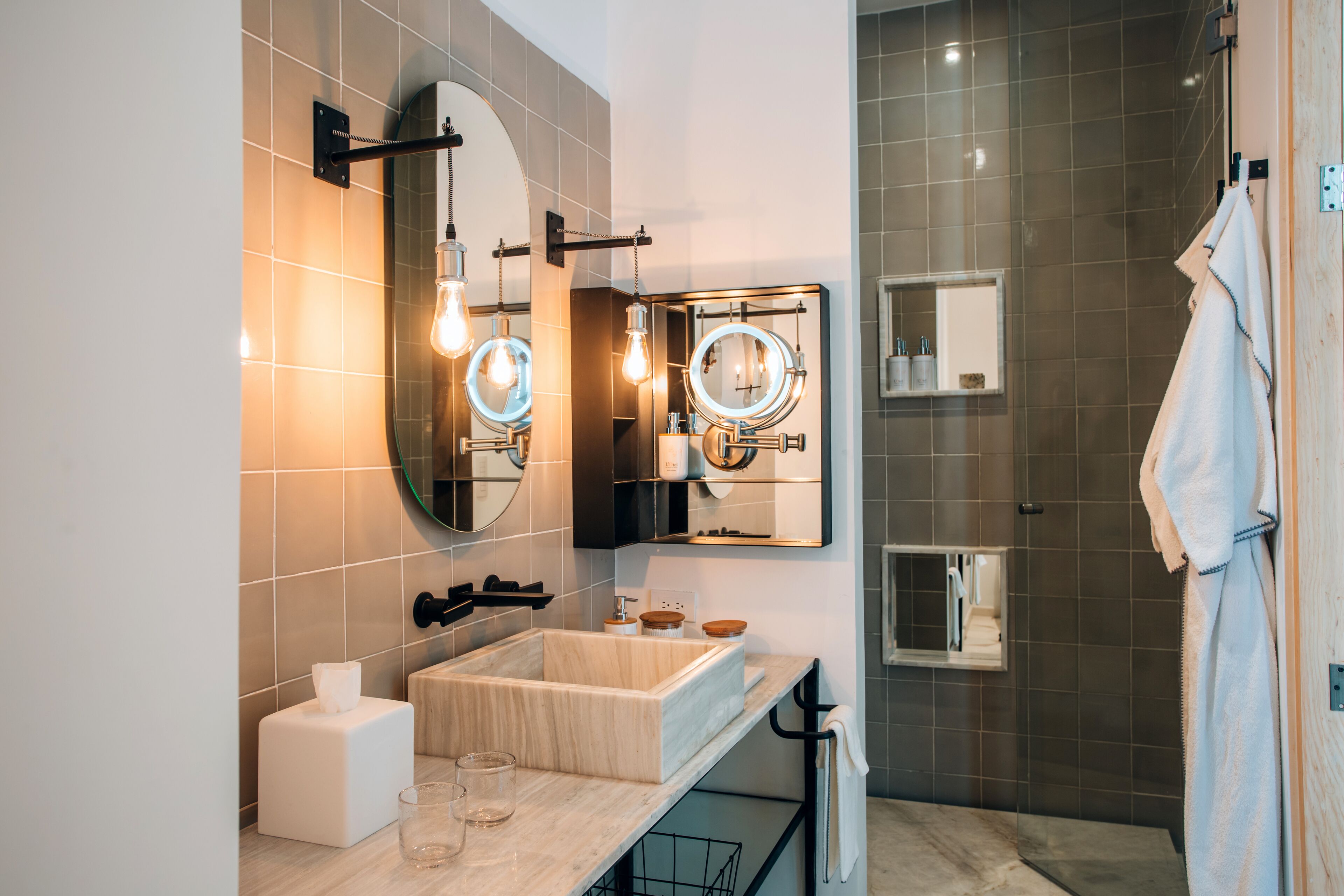 suite | bathroom | shower, free toiletries, bathrobes, slippers