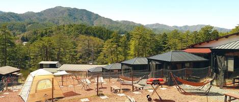 Japanese-style room with terrace (BBQ for dinner), Non smoking | 1 bedroom, free WiFi, bed sheets