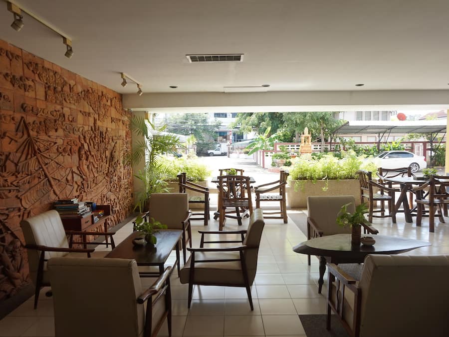 Sala de estar en el lobby