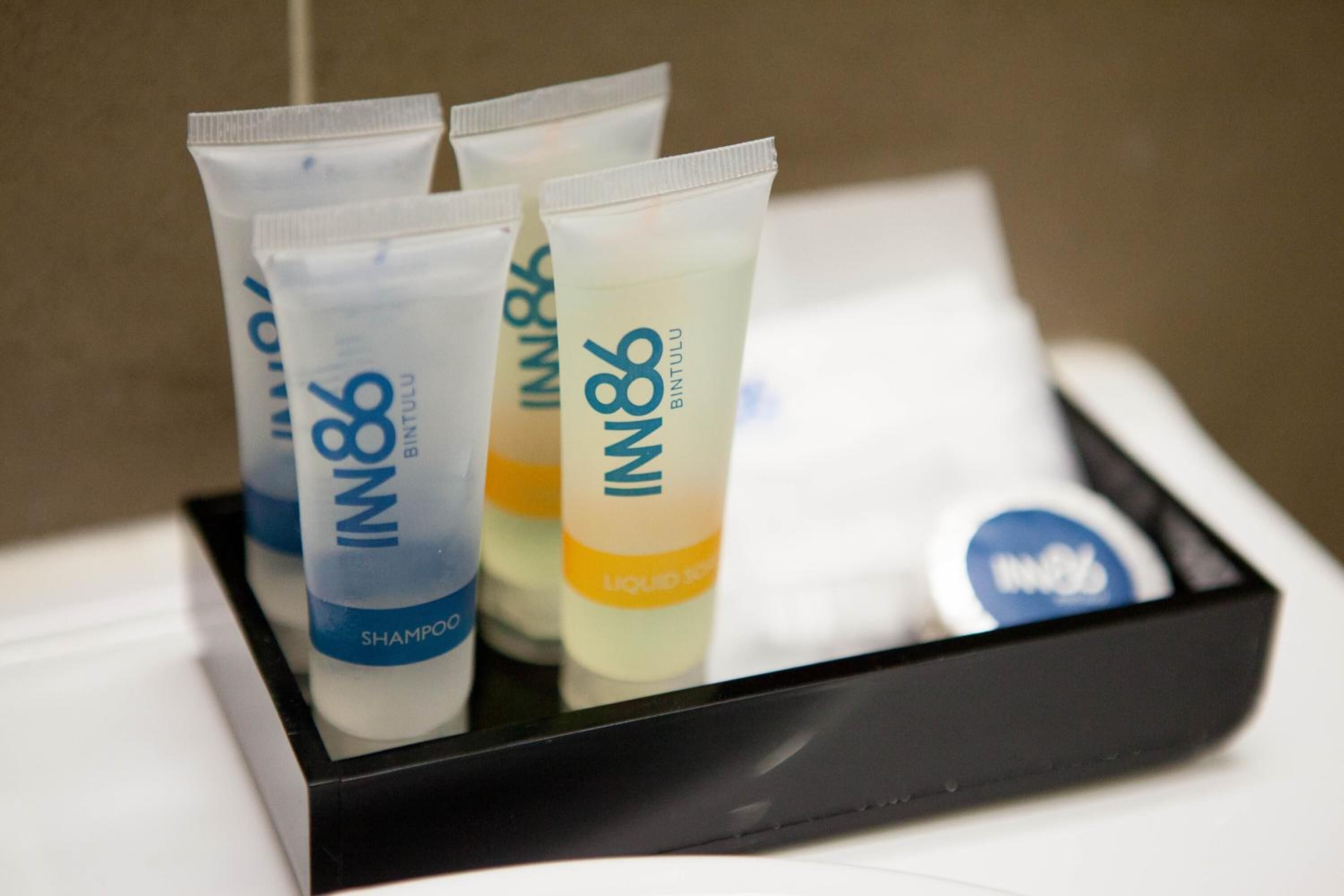 shower, free toiletries, hair dryer, bidet