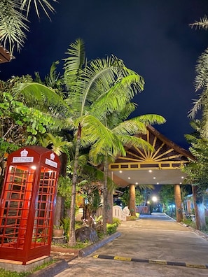 Front of property - evening/night