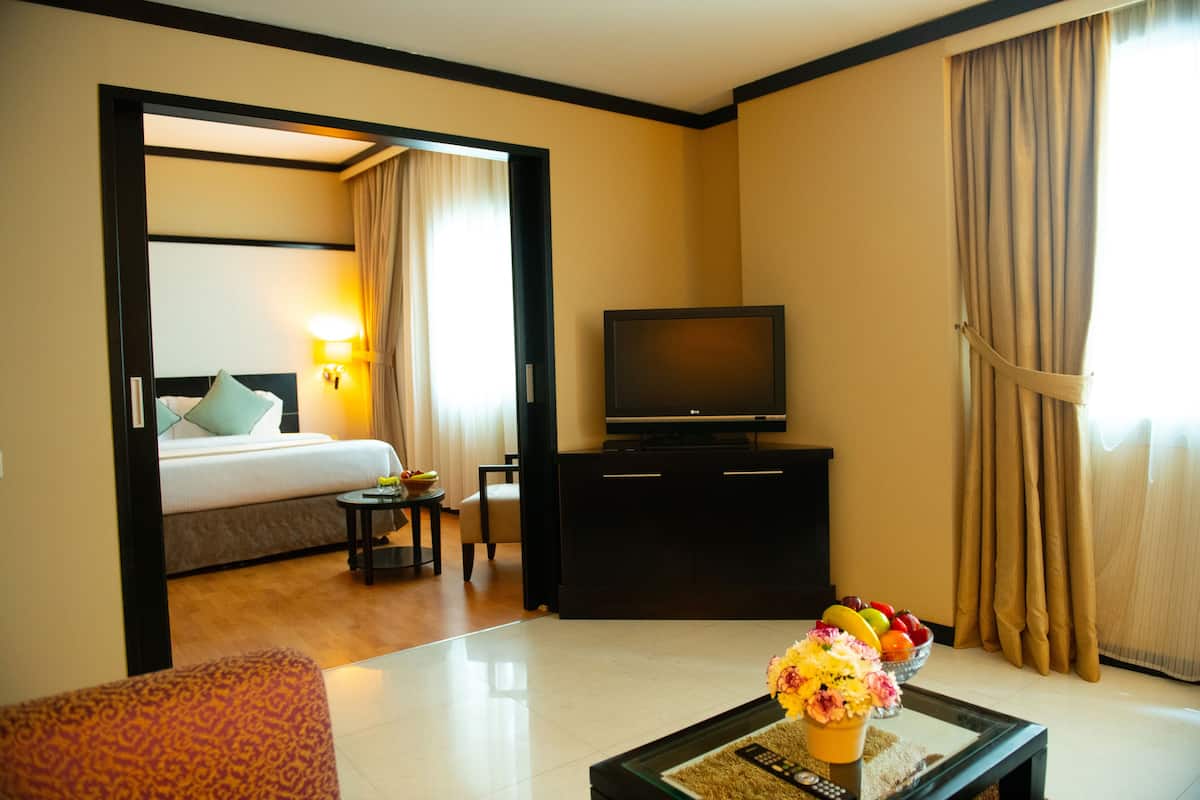 Minibar, in-room safe, desk, blackout drapes