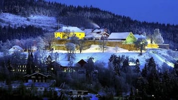 Front of property – evening/night