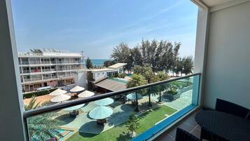 Blick von der Unterkunft