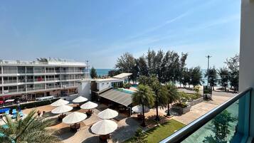 Uitzicht vanuit accommodatie