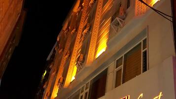 Front of property – evening/night