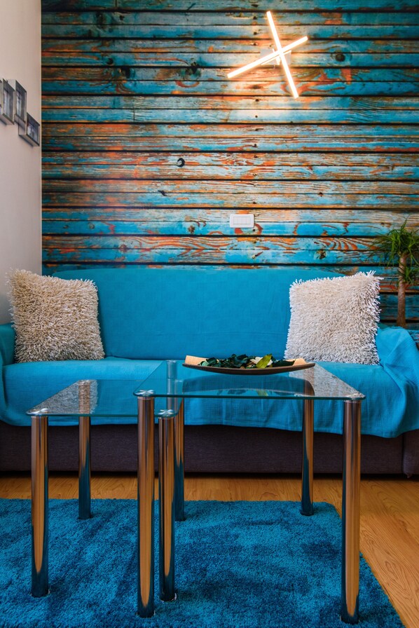 Apartment, Sea View | Living room