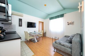 Appartement, vue mer | Coin séjour