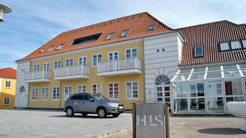 Overnatningsstedets facade
