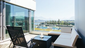 Penthouse, 1 Schlafzimmer, Terrasse | Terrasse/Patio