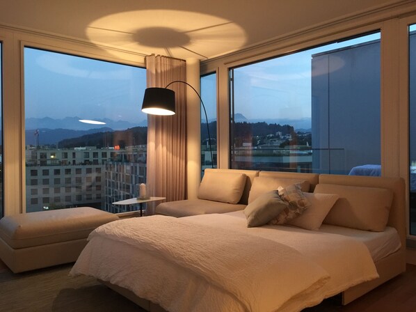 Penthouse, 1 Bedroom, Terrace | Living room