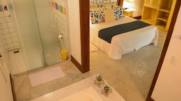 Quarto exclusivo | Banheiro | Secador de cabelo, toalhas de banho