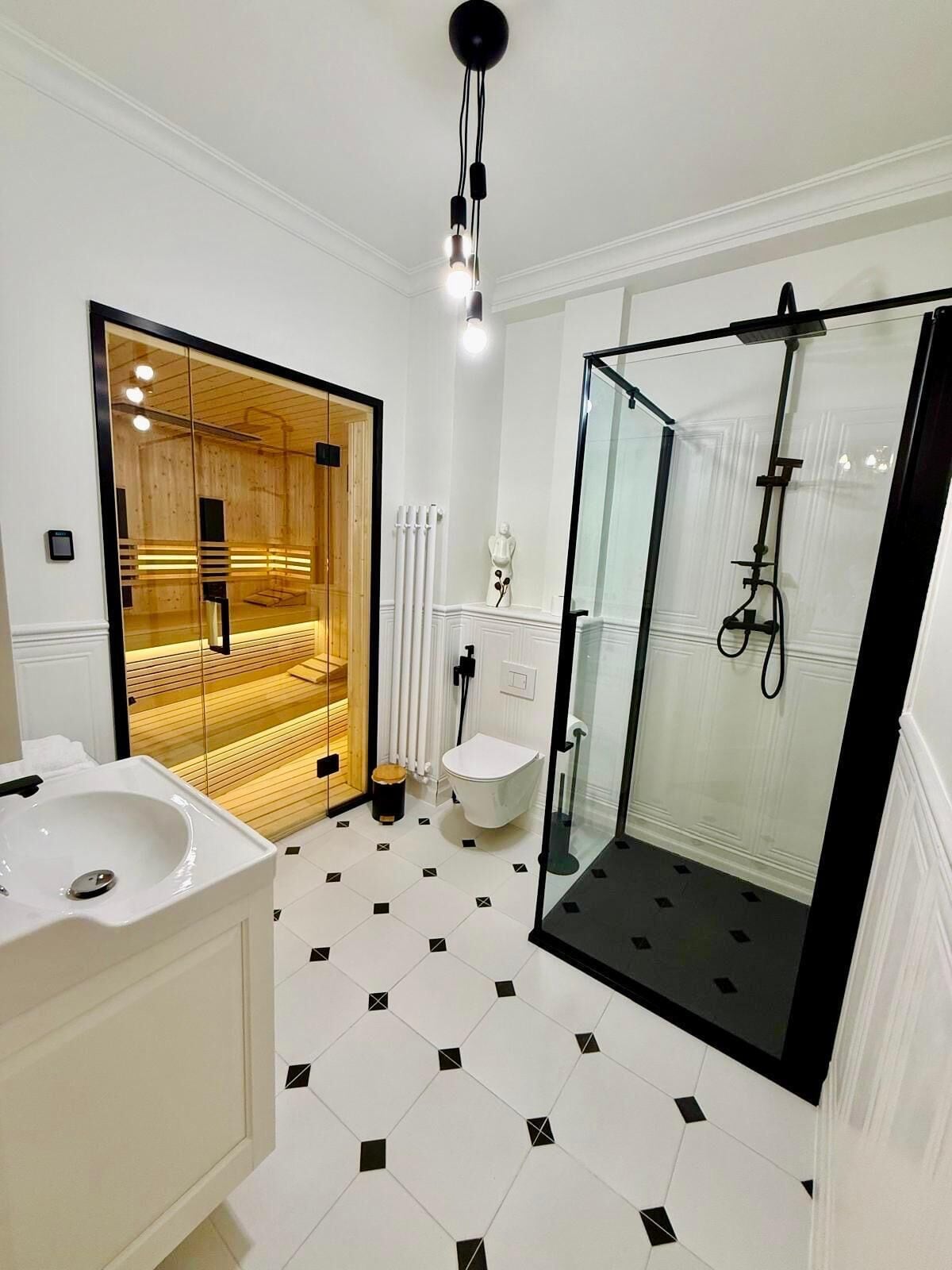 公寓, 三溫暖 | 浴室 | 淋浴設備、免費盥洗用品、吹風機、毛巾