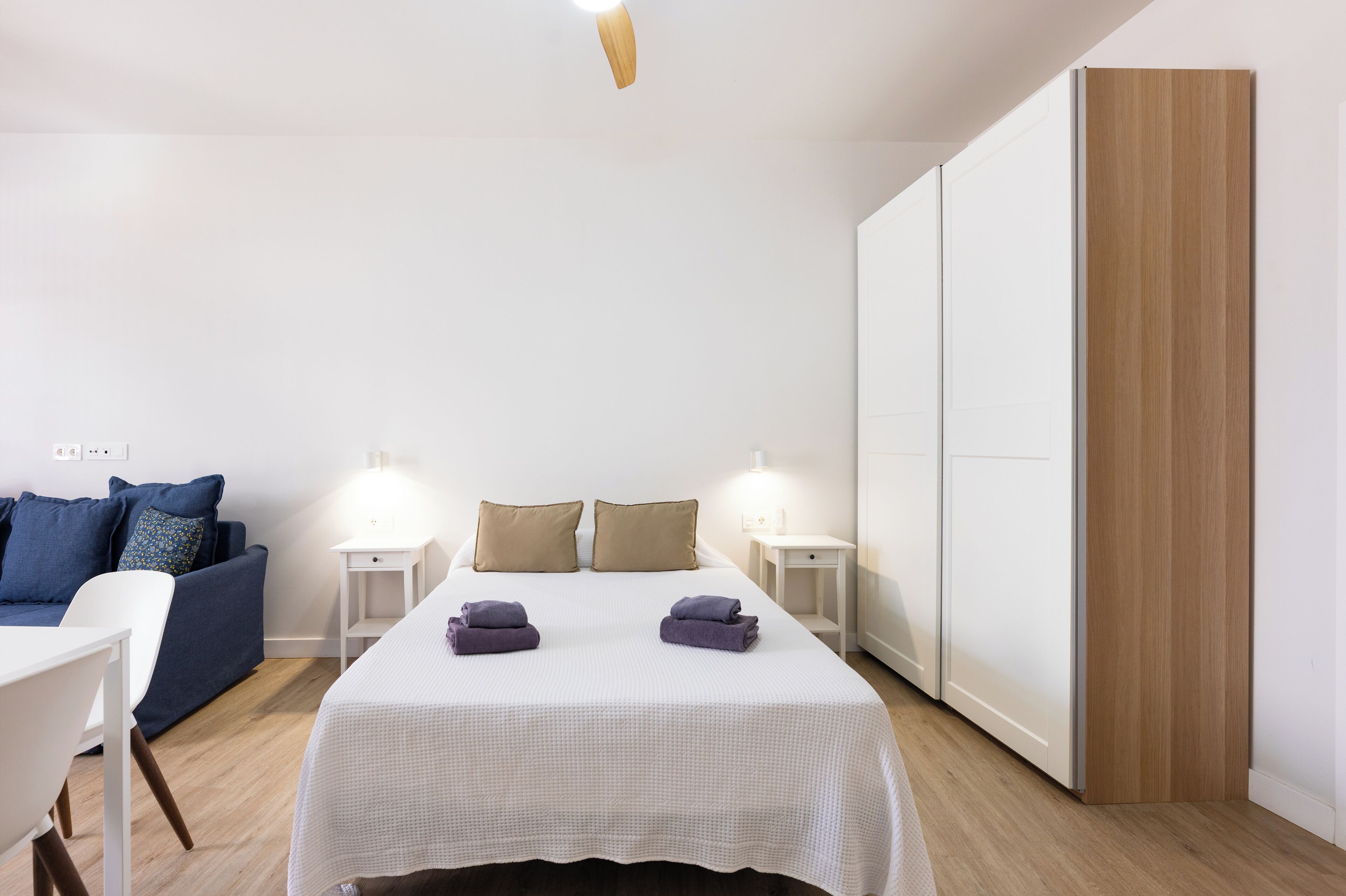 Studio (Loft) | 1 slaapkamer, donzen dekbedden, bedden met traagschuimmatras