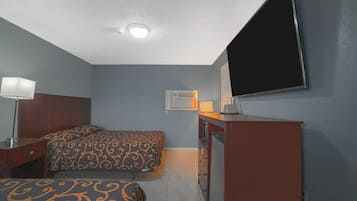 Room, 2 Queen Beds, Smoking, Kitchenette | Premium bedding, desk, iron/ironing board, free WiFi