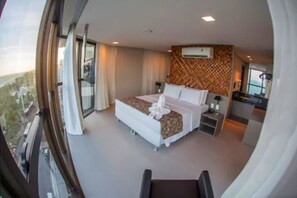 Suíte Panorâmica | Ropa de cama hipoalergénica y minibar 