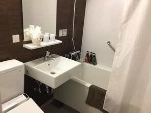 Gabungan pancuran/tab mandi, kelengkapan dandanan diri percuma 