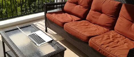 Luxury Suite, 1 King Bed, Terrace, Bay View | Balcony