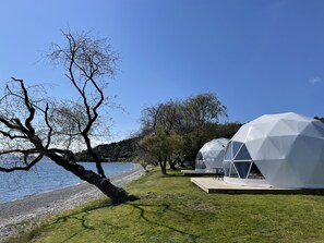 Deluxe-telttamajoitus | Silitysrauta/-lauta, ilmainen Wi-Fi