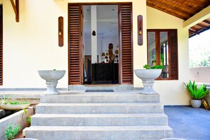 Façade de l’hébergement